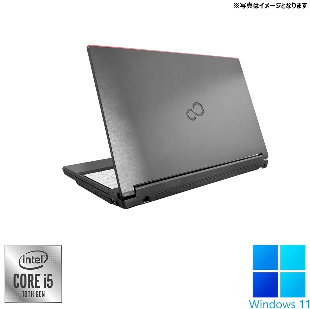 整備済み品】富士通 ノートPC A5510 / 15.6型 / 10キー / Win11 Pro/MS